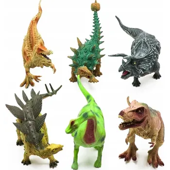 Figurka FIGURKY DINOSAURŮ 6 KS. SADA DINOSAURŮ PRO DĚTI DINOSAURUS T-REX