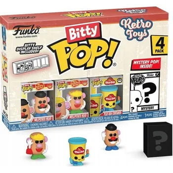 Figurka Retro Hračky Bitty POP! Vinylové Figurky 4-balení Pan Brambůrek 2,5 cm