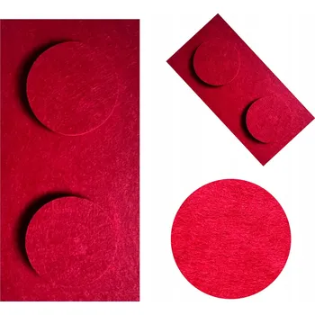 Obraz Filcové kostky na zeď, panely kostky na zeď, panely LEGO červené