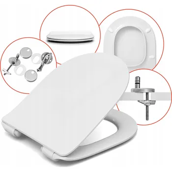WC sedátko WC sedátko Deante Peonia, bílé, duroplast