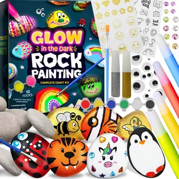 kreativní sada KAMENY NA MALOVÁNÍ KREATIVNÍ SADA PRO HOLČIČKU KLUKY DĚTI