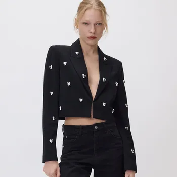 Reserved - Sako s aplikacemi - černý - 866GA-99X - 866GA-99X-L