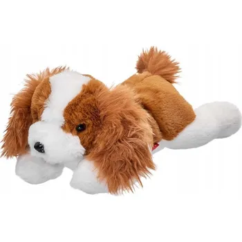 plyšák Plyšová Hračka Plyšový pes Cavalier Pejsek Plyšák Ležící plyšový mazlíček přítulníček