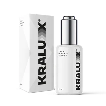 Přípravek proti padání vlasů Kralux sérum na vlasy a vousy proti šedinám a vypadávání 2×15 ml Množství: 50 ml Kralux sérum na vlasy a vousy