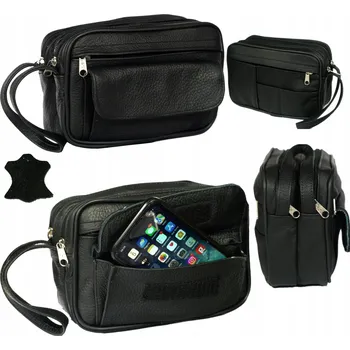 Kabelka Galanterieistyl pánská taštička do ruky ls2 černá