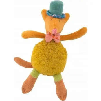 Hračka pro kojence Měkké chrastítko Liška MOULIN ROTY