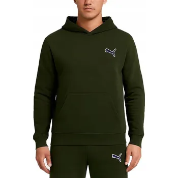 Pánská mikina PUMA SPORTOVNÍ PÁNSKÁ MIKINA SPORTOVNÍ MLÁDEŽNICKÁ S KAPUCÍ BAVLNĚNÁ - 67681