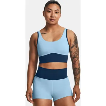 Dámská móda Dámské tílko Under Armour Meridian Fitted Crop Tank 1379153-490 Modrá XS