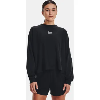 Dámská mikina Dámská mikina Under Armour UA Rival Terry Oversized 1376995-001 Černá SM