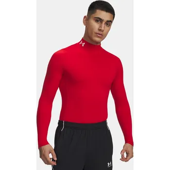 Pánské tričko Pánské tričko Under Armour UA CG Armour Comp Mock 1366072-600 Červená XS