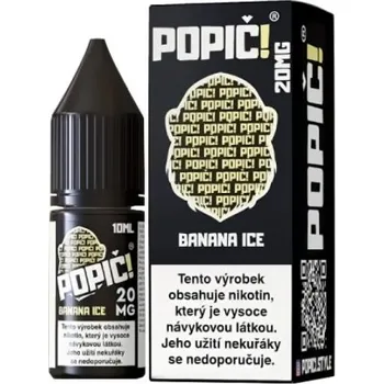 vaporizér Popič! - Salt e-liquid - Banana ICE - 10ml - 20mg