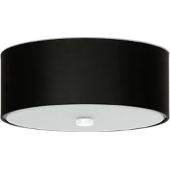 Stropní svítidlo Skala 30 černé moderní kulaté do obýváku, kuchyně nebo ložnice