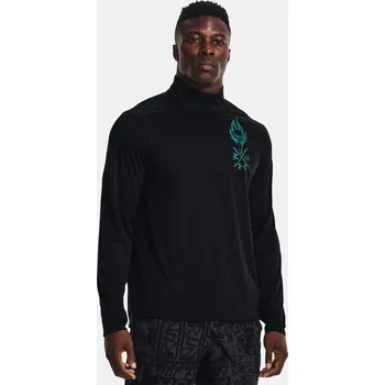 Pánská móda Pánské tričko Under Armour UA Destroy All Miles 1/2 1370333-001 Černá XXL