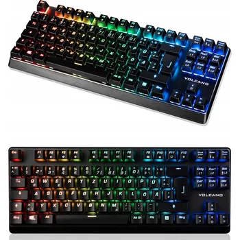 Mechanická klávesnice MODECOM VOLCANO LANPARTY PLUS RGB Outemu Brown