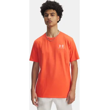 Pánská móda Pánské tričko Under Armour UA M SPORTSTYLE LC SS 1326799-847 Oranžová SM