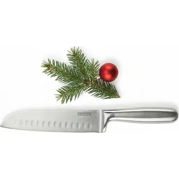Kuchyňský nůž Kuchyňský NŮŽ Santoku 18 cm, japonský styl a přesnost NEREZOVÁ OCEL