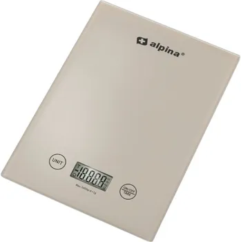 Kuchyňská váha Kuchyňská váha Alpina 256978 béžová 5 kg