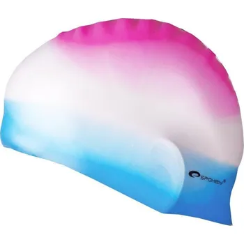 Vodní sport Spokey ABSTRACT Plavecká čepice silikonová Barva: růžovo-bílo-modrá
