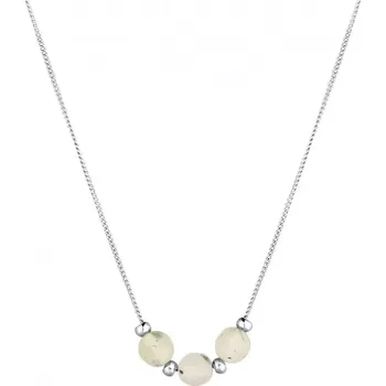 Oblečení a móda Náhrdelník s prehnitem 42036.3 ocel