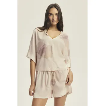 Dámské noční prádlo Esotiq dámské pyžamo béžové - ESO80X/béžová / S ESO5E007