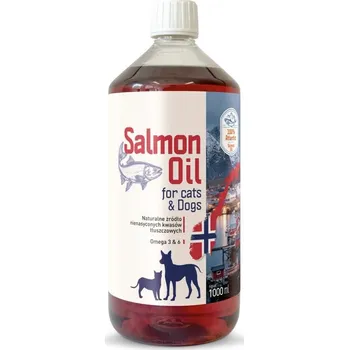 Lososový olej pro psy a kočky 1000 ml
