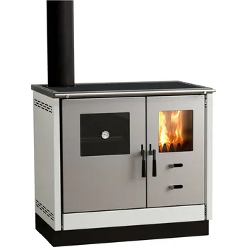 Sporák na tuhá paliva Sporák MBS SD AS, levý, bílý