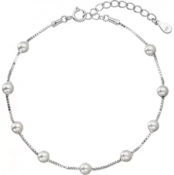 Oblečení a móda Stříbrný náramek s shell perličkami 13082.1