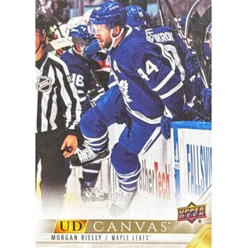 Sběratelská karetní hra insert karta MORGAN RIELLY 22-23 UD Extended Canvas číslo C343