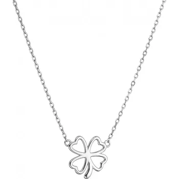 Oblečení a móda Stříbrný náhrdelník čtyřlístek 62036