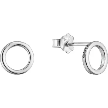 Náušnice Stříbrné náušnice jednoduché kroužky 61034