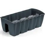 Truhlík na zábradlí Crown antracit 58 cm