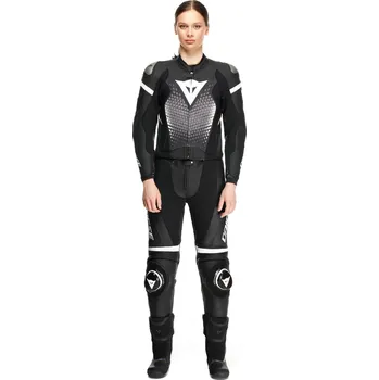 Moto obuv DAINESE FULMINEA 2PCS LEATHER SUIT # BLACK/WHITE - 48