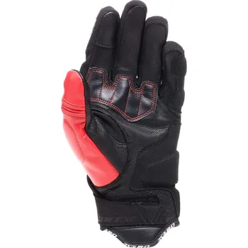 Moto oblečení DAINESE REACTO CARBON SHORT GLOVES BLACK/RED-LAVA - S