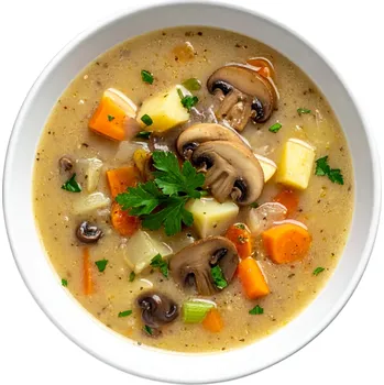 Hotové jídlo Lyo-planet Houbová polévka s velkými kousky hub lyofilizovaná 32g