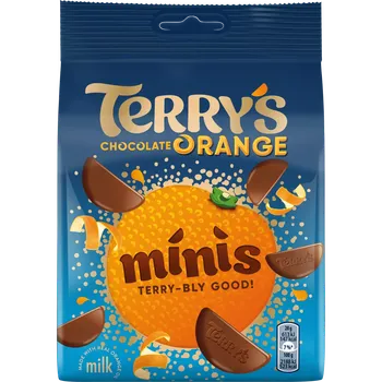 Čokoláda Terry's Minis mléčná čokoláda s pomerančovým olejem 104 g
