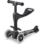 Dětská koloběžka Mini Micro 3in1 Deluxe ECO LED černá