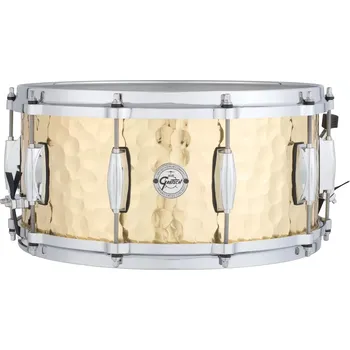 Hudebniny GRETSCH Hammered Brass 14x6,5" Snare - Gold