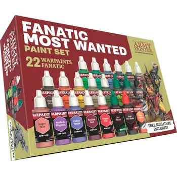 Modelářská barva Army Painter Warpaints Fanatic Most Wanted Paint Set