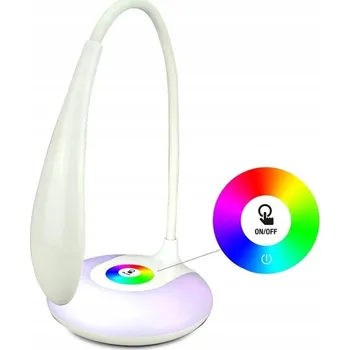 Lampička Stolní lampička BNTrade BNTRADE_LAMPKA RGB bílá, výkon až 3 W