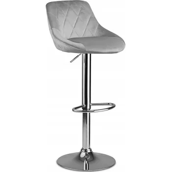 Barová židle Barová Židle F.H. Angel odstíny šedé 109 cm látka