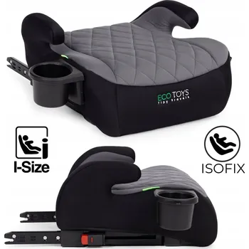 Autosedačka PODLOŽKA ISOFIX AUTOMOBILOVÁ SEDÁK PRO DĚTI 125-150 CM I-SIZE ECOTOYS