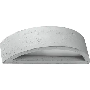 Nástěnné svítidlo Nástěnné svítidlo ATENA šedý beton moderní do obýváku a ložnice Sollux