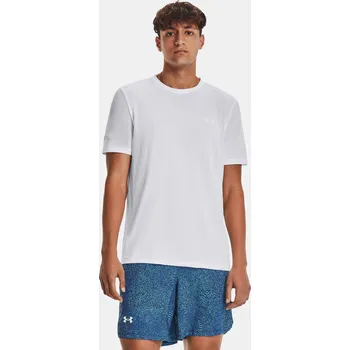 Pánské tričko Pánské tričko Under Armour UA SEAMLESS STRIDE SS 1375692-100 Bílá LG