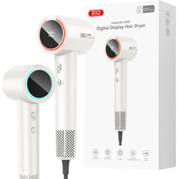 Fén XO Fén na vlasy 1450W Ionizace Studený vzduch LED 3 teplotní režimy