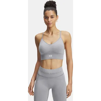 Podprsenka Dámská podprsenka Under Armour Vanish Seamless Washe 1388111-001 Šedá SM