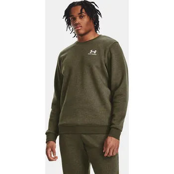 Pánská mikina Under Armour Pánská mikina UA Essential Fleece Crew 1374250-391 Zelená LGT