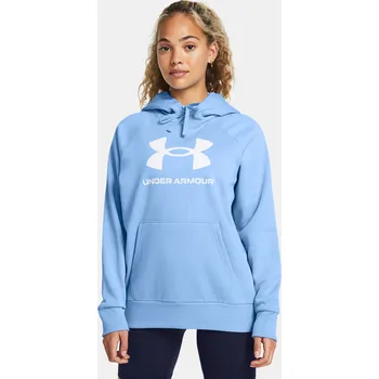 Dámská mikina Dámská mikina Under Armour UA Rival Fleece Big Logo 1379501-465 Modrá SM