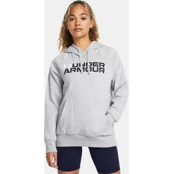 Dámská mikina Dámská mikina Under Armour Rival Fleece Wordmark Hoo 1386512-011 Šedá MD