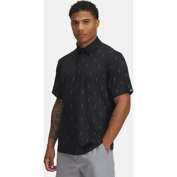 Pánské tričko Under Armour Pánské tričko UA T2G Printed Polo LB 1383249-002 Černá SM