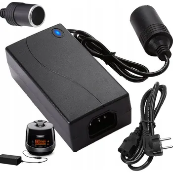 Měnič napětí MĚNIČ NAPĚTÍ 230V NA 12V 60W 5A PRO AUTO LEDNIČKU A VYSAVAČ